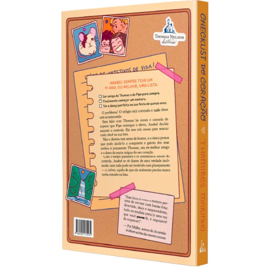 Checklist do coração | Um romance juvenil sobre o primeiro amor | Thamires Marinho — imagem 2 de 2