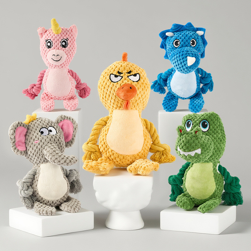 Novo produto pronto estoque mastigando voz mastigando cão rebocador de guerra brinquedo pintainho aliviar o tédio acompa