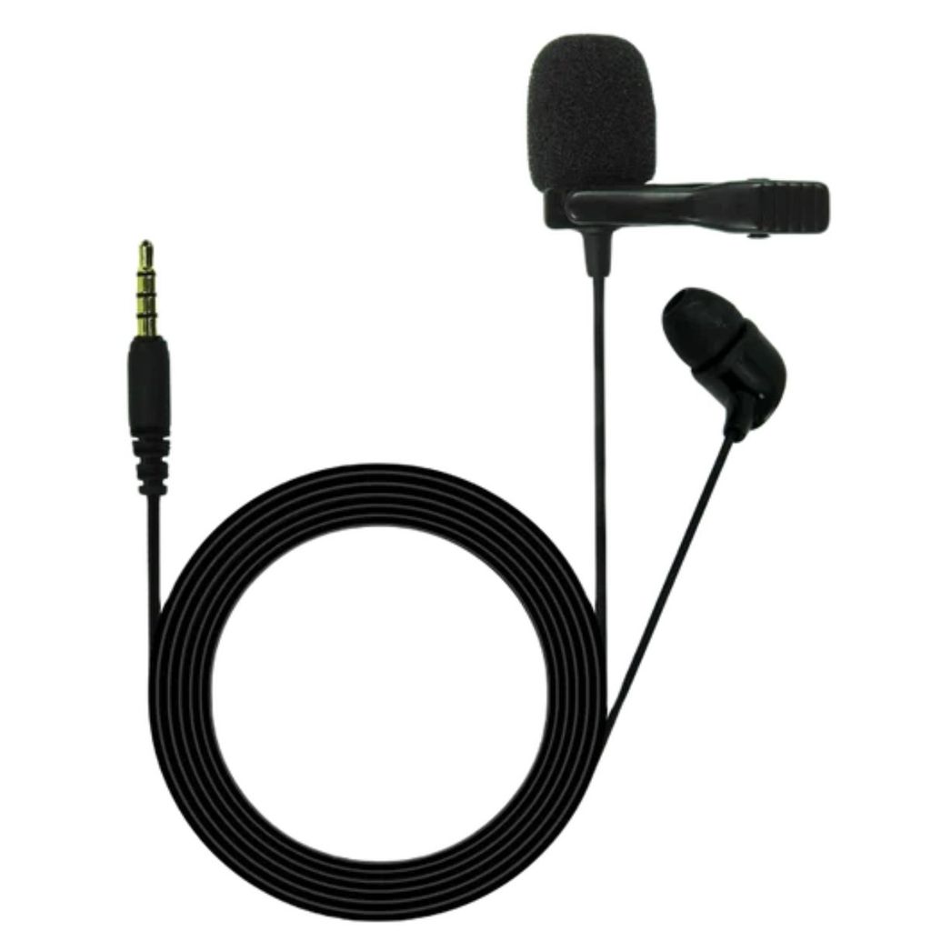 Microfone de Lapela JBL CSLM20 com Fone Ouvido