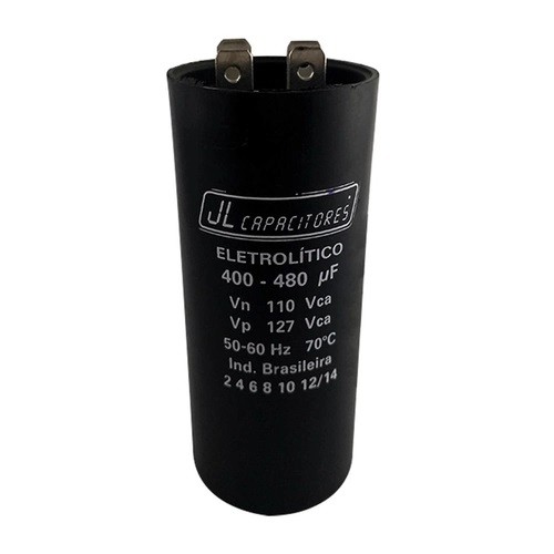 NoBrand Capacitor JL Com Suporte e Tampa 400-480 110V NoBrand 110V Produto Novo Envio Rápido Garantia 30 Dias