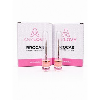 Brocas de Unha Diamantadas 718 720 Anylovy para Preparo e Acabamento Preciso d Cutícula p…