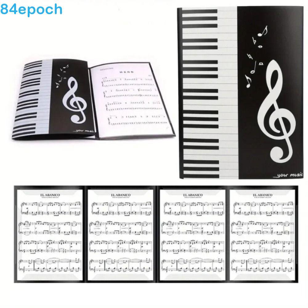 Suporte Para Partitura Musical BREPOCH , Modificação De Escrita De 4 Páginas , Pasta De Música Expandida , Folha De Arma