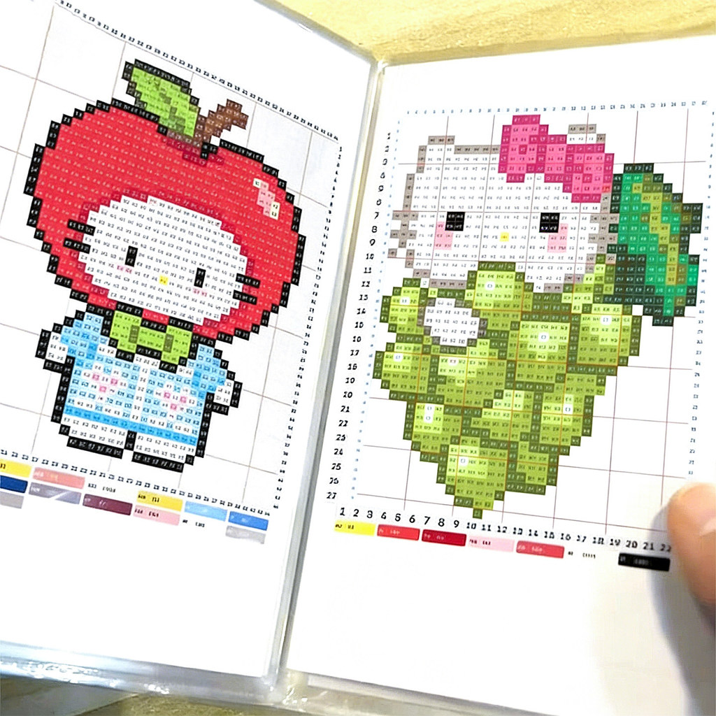 Feitiço feijão padrão papel imagem álbum adesivo bonito dos desenhos animados versão de papel Pixel estilo Material auto
