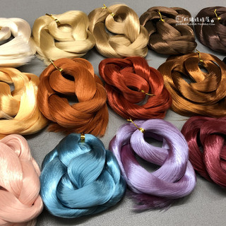 Boneca cabelo plantio seda ob obitsu azone boneca plantio de cabelo seda cabelo macio seda