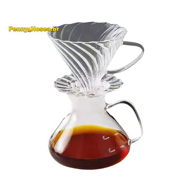 [Vendas Quentes P] Conjunto De Cafeteira Com Copo De Filtro , Pote De Compartilhamento De Café E Balança Para Casa Ou Us