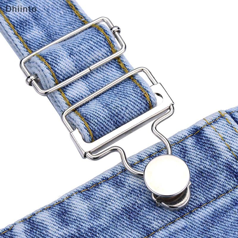 [Dhiint] Dungaree Fixadores Clipe Cinta Fivelas Com Botões Jeans Conjunto Para Jaquetas Casa DIY Vestuário Suprimentos D