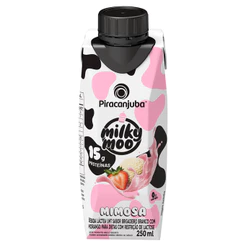 Bebida Lactea Milk Moo Zero Lactose Mimosa Piracanjuba 250ml