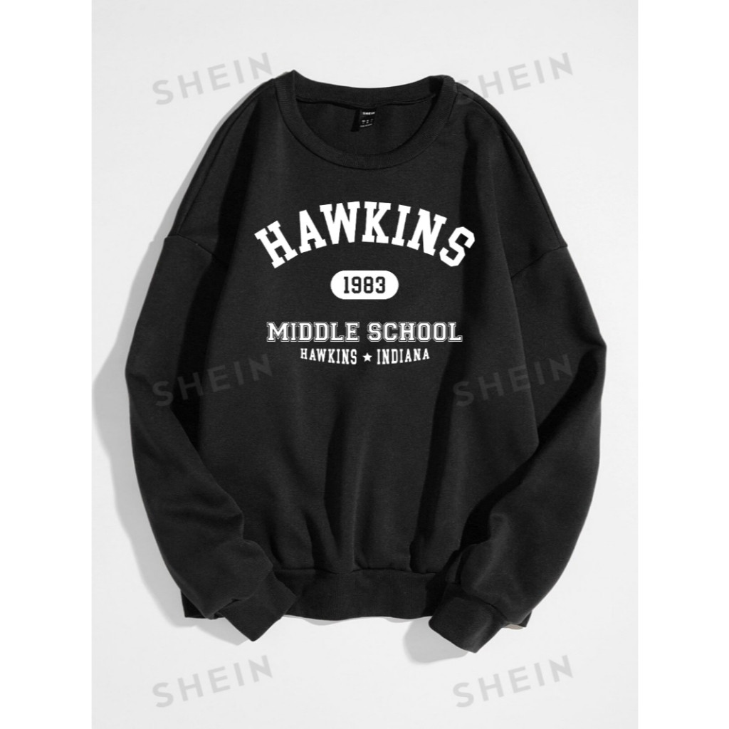 Blusa de frio careca Hawkins Moletom Americano EUA P ao XG Coloridos Animado Art Moletom Careca Desenho Casaco de Frio