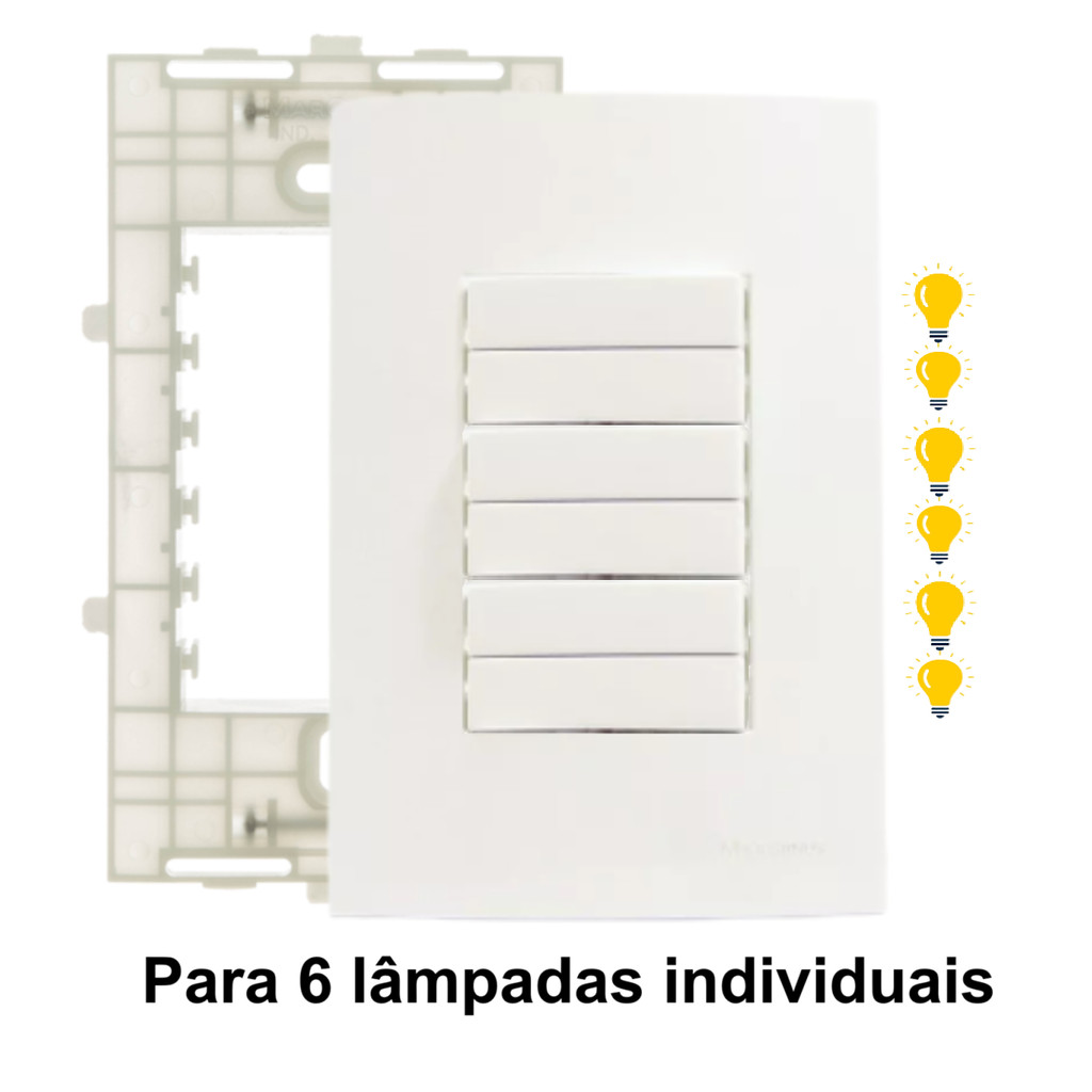 Interruptor de Luz 6 Teclas: Onde Comprar | BuscaProdutos