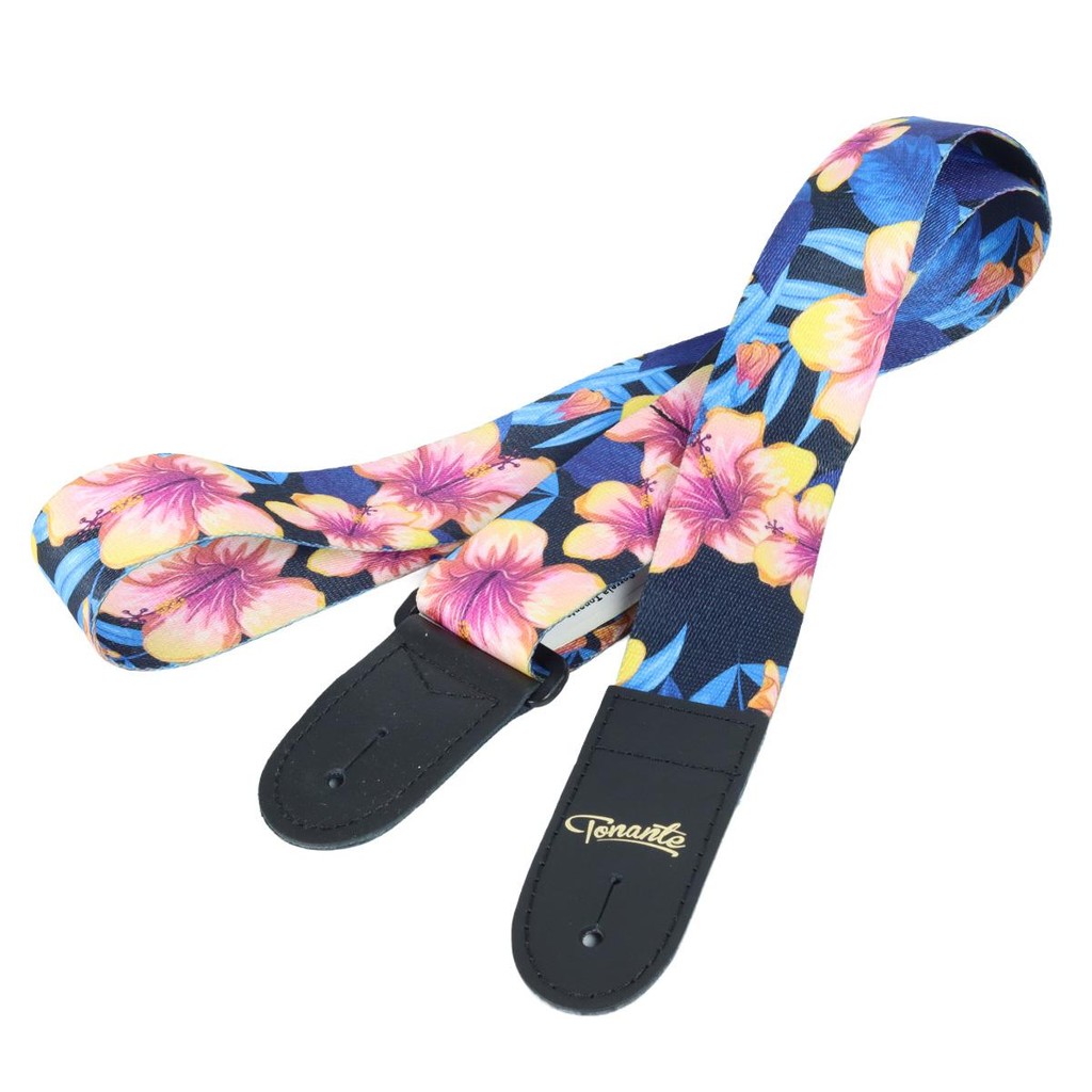 Correia Tonante De Poliéster Estampa Floral Rosa - Tn10s