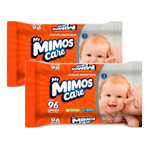 4 Pacotes Toalha Lenco Umedecido My Mimos Care 384 Toalhinha