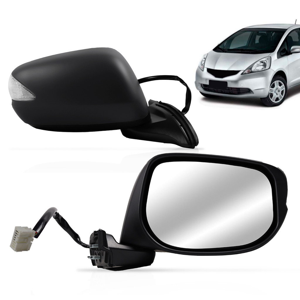 Par Retrovisor Fit 2009 2010 2011 2012 2013 2014 Elétrico Com Pisca