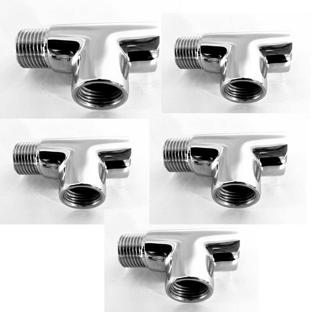 Kit 05 Adaptador Conexão T Caixa Acoplada Ducha Higiênica