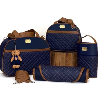 Kit Bolsa Maternidade Mala para Bebê 04 Peças Impermeável Térmico em Oferta na Shopee