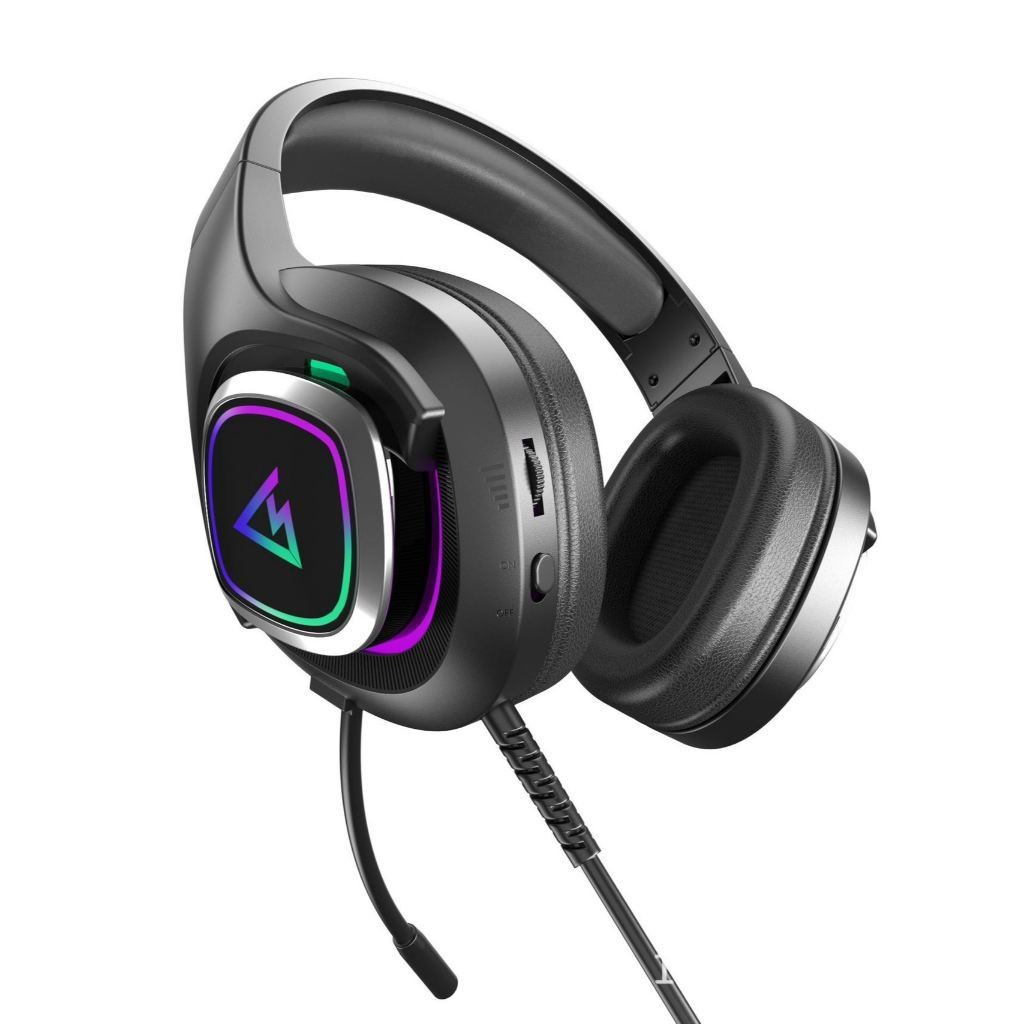Fone de ouvido para computador montado na cabeça 7.1 com fio profissional para jogos de e-sports notebook com microfone