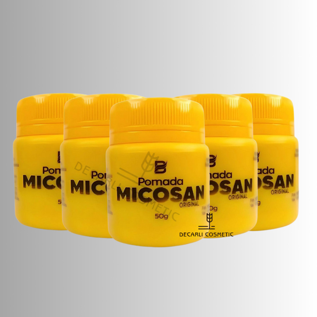 5 UN Pomada Micosan Original - Para Micoses e Clareador de Manchas 50g