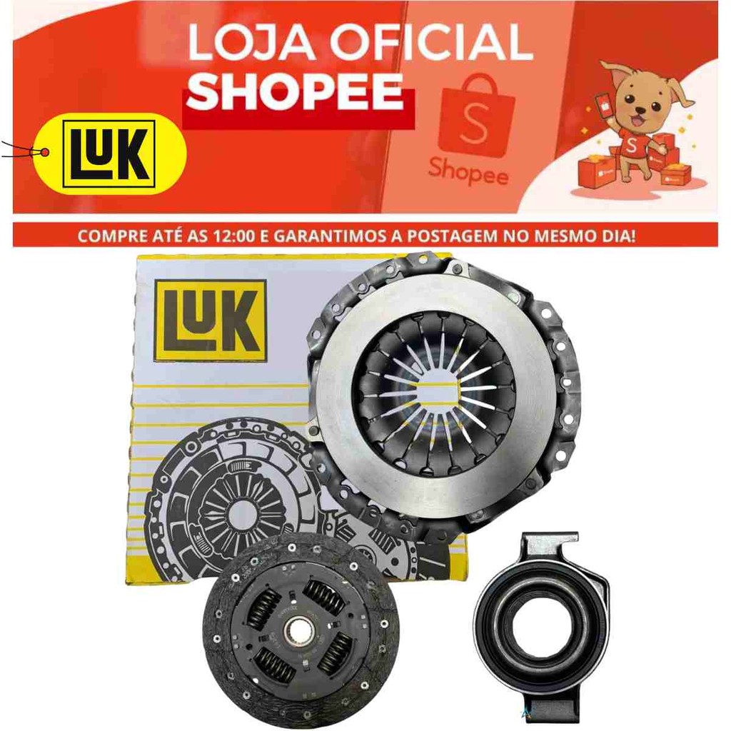 Kit Embreagem Original Luk Fiorino Doblo Ideia Mobi Palio Siena Strada Uno 1.0 1.3 1.4 8v motor EVO em Oferta na Shopee
