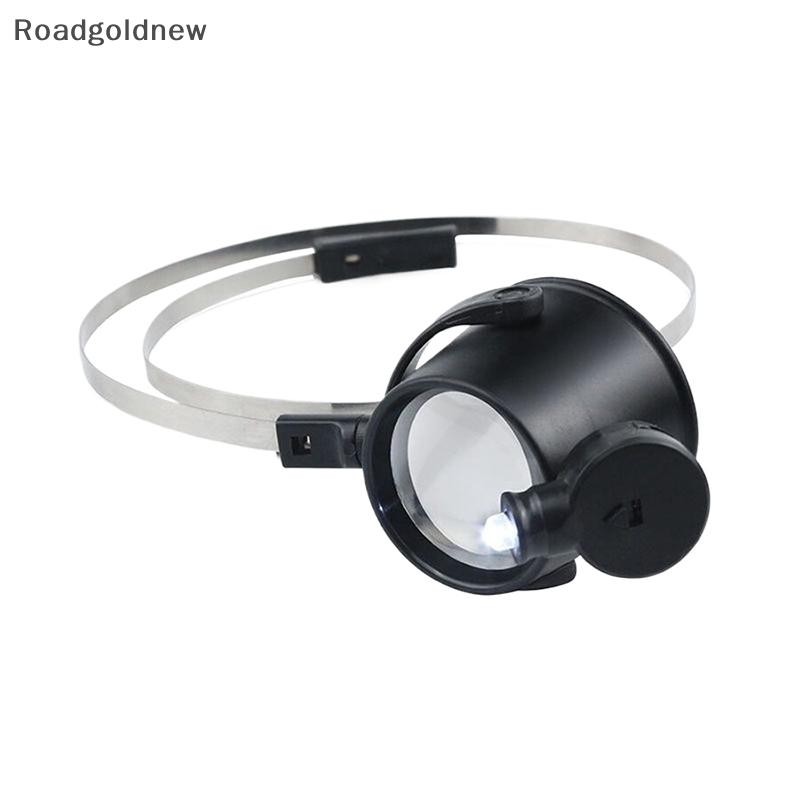 RGN Montado 15X Reparação Lupa Com Lâmpada LED Ajustável Relógio Jóias Ferramenta Relojoeiro Ferramentas Acessórios NW
