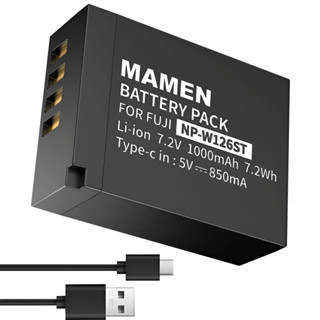 Bateria Mamen NP-W126s USB-C para Câmeras FujiFilm em Oferta na Shopee