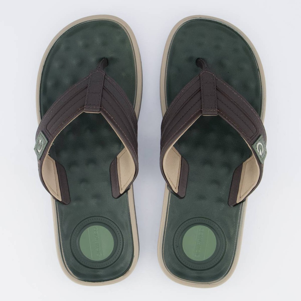 Chinelo Cartago Alabama II Marrom e Verde em Oferta na Shopee