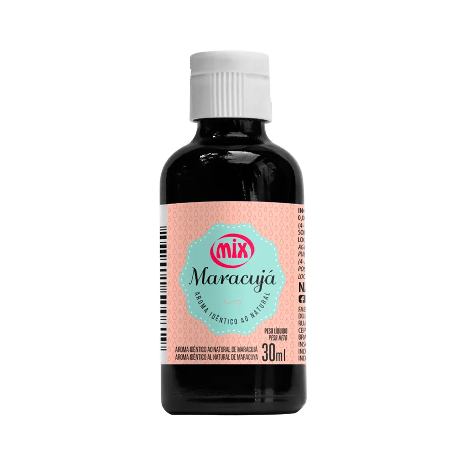 Essência Alimentícia Maracujá 30ml - Mix