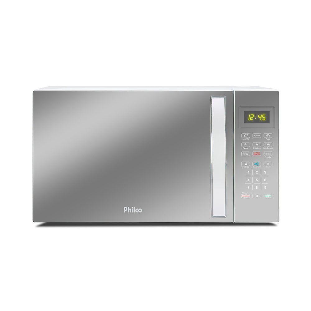 Micro-ondas Philco 28 Litros Limpa Fácil PMO30E 1100W Prata 220V em Oferta na Shopee