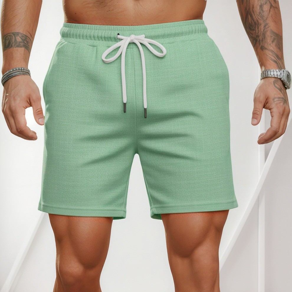 Short Bermuda Linho Casual Jr Mauricinho Elegante Verde Esporte Fino Confortável