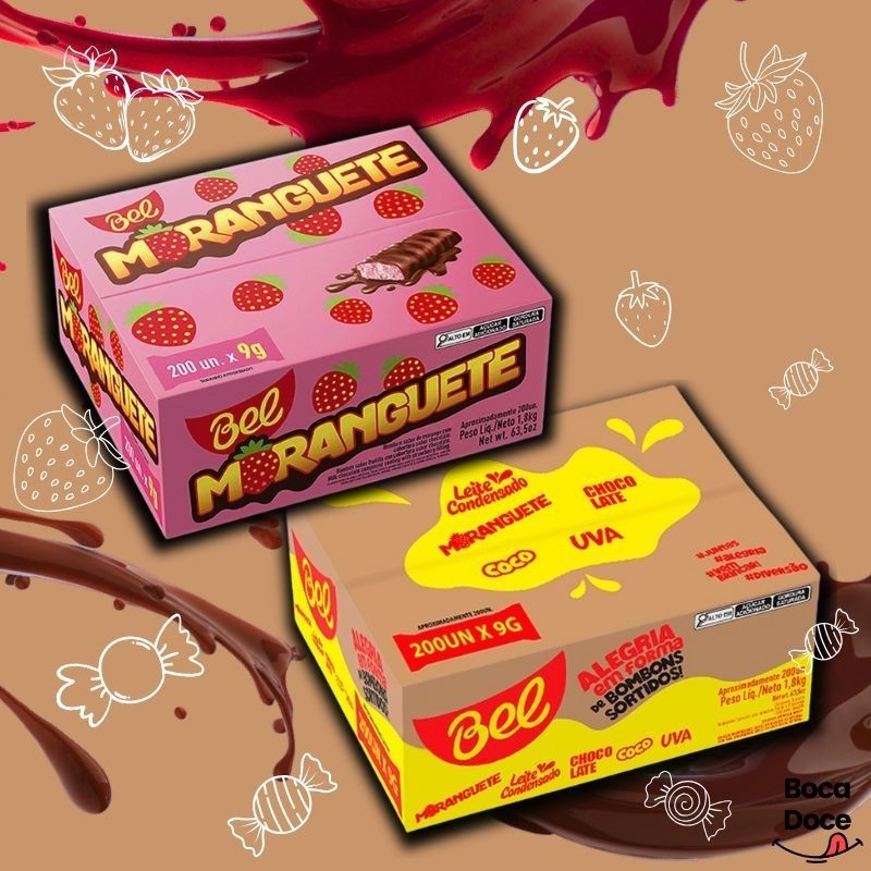 Caixa de Chocolate Bel - Comprar com Melhor Preço em Lanches