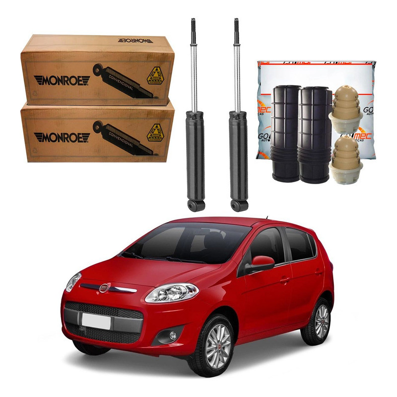 Kit Amortecedor Traseiro, Novo Palio 1.0 1.4 1.6 2011 A 2017 em Oferta na Shopee