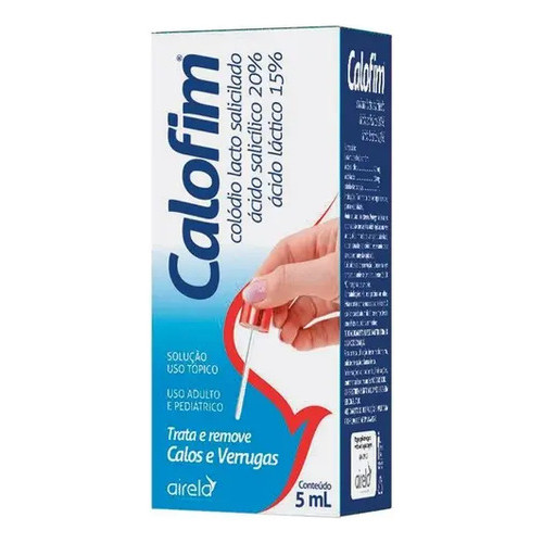 Calofim Para Tratamento De Verruga E Calos 5ml em Oferta na Shopee