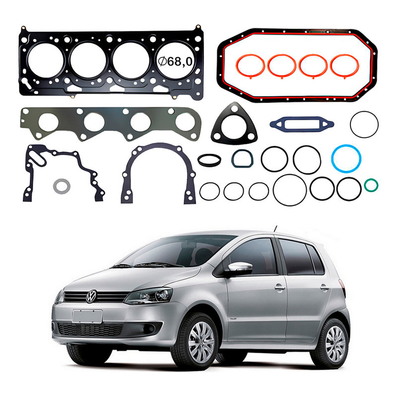 Jogo Junta Motor Metal Bastos Fox 1.0 8v 2010 A 2014