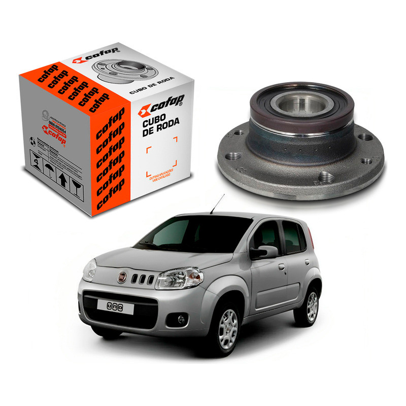 Cubo De Roda Traseiro Abs Novo Uno 1.0 1.4 2010 A 2016