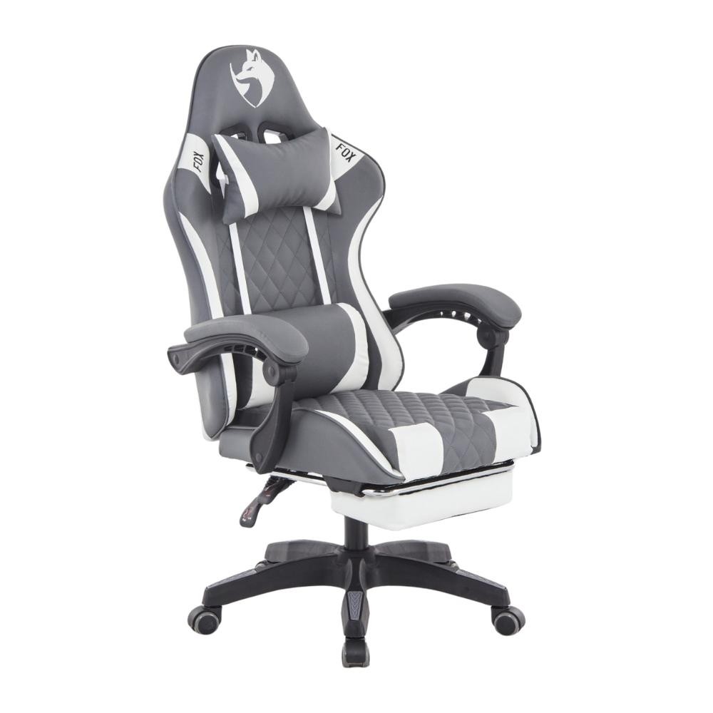 Cadeira Gamer Fox Racer Luna com Apoio de Pés UT-B200 Cinza · foto 2