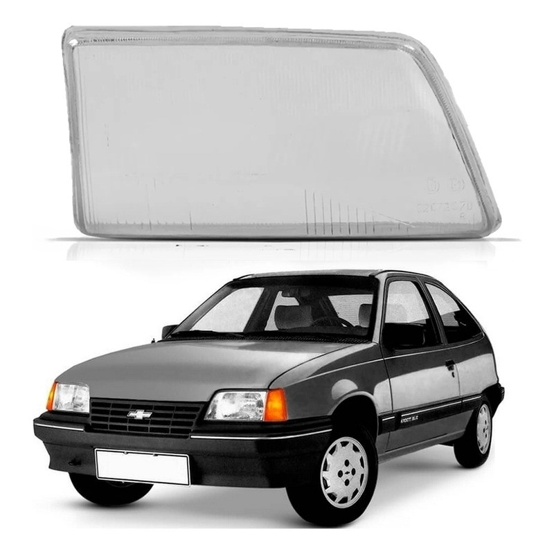 Lente Do Farol Lado Direito Gm Kadett 2.0 8v 1989 A 1998