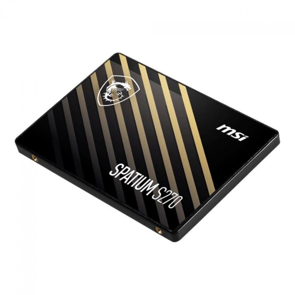 SSD MSI Spatium S270, 480GB, Sata III, Leitura 500Mbs e Gravação 450Mbs, S78-440E350-P83 - detalhe