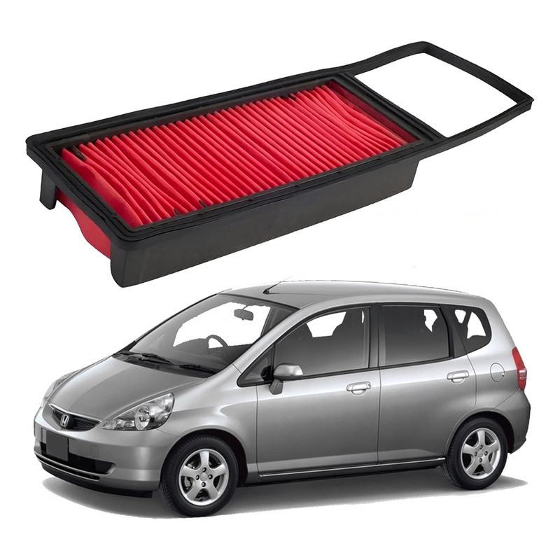 Filtro De Ar Wega Honda Fit 1.4 8v 2003 A 2008