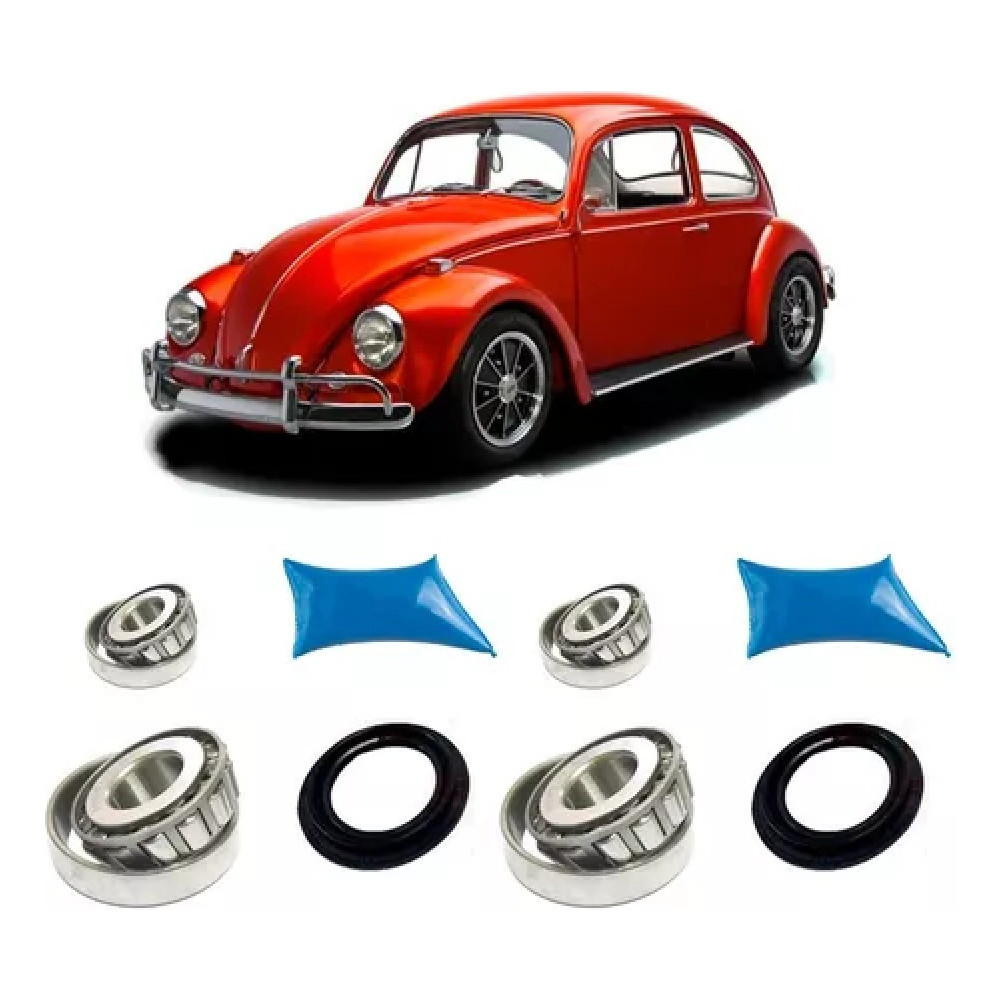 2 Kit Rolamento Roda Dianteiro Fusca 1300 1974 1975 1976 77