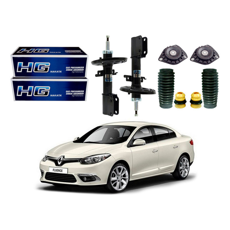 Kit Amortecedor Dianteiro. Fluence 1.6 2.0 2015 A 2022