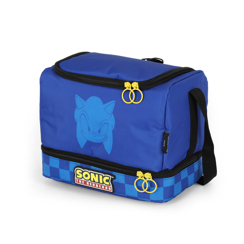Lancheira Bolsa Escolar Térmica Sonic Hedgehog Licenciada em Oferta na Shopee