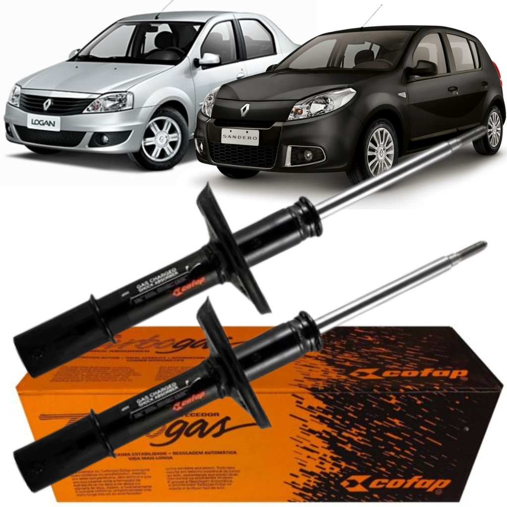 Par Amortecedor Dianteiro Gás Logan Sandero 2007 a 2013 Cofap em Oferta na Shopee