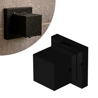 Acabamento Registro Quadrado Chuveiro Luxo Metal eABS Preto Padrão Deca 1/2 e 3/4 em Oferta na Shopee