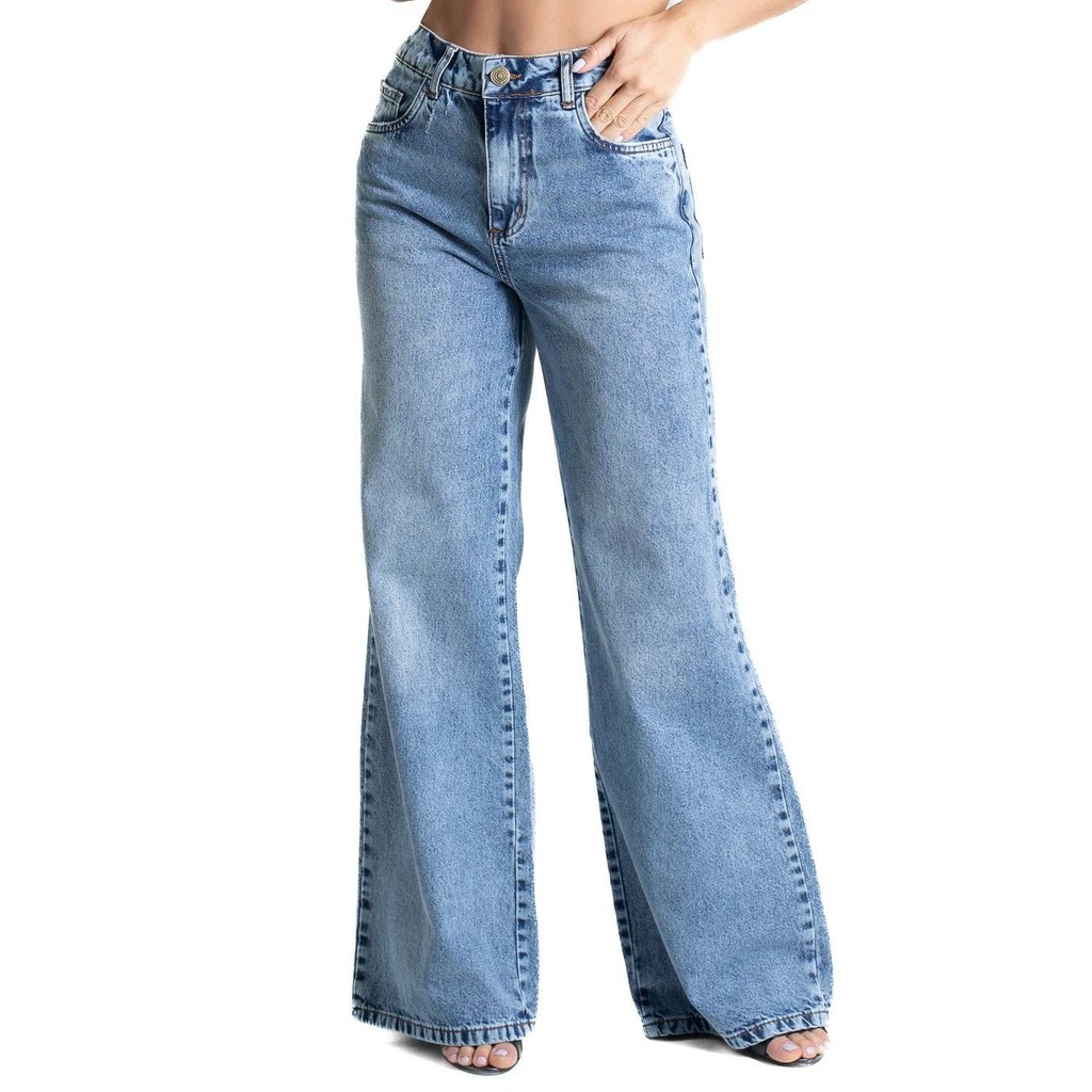 Calça Jeans Sawary Wide Leg - 281153