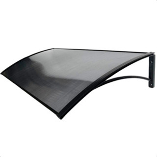 Toldo Policarbonato 50x50 Cm Portas E Janelas Preto Com Fume em Oferta na Shopee