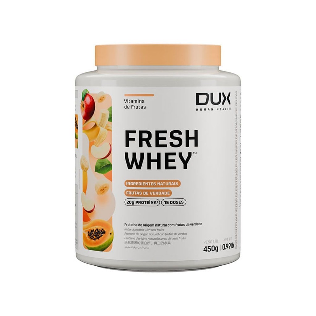 Fresh Whey - 450g  Vitamina de Frutas - Dux Nutrition