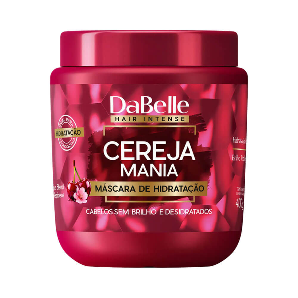 Máscara Capilar Dabelle Cereja Mania 400g em Oferta na Shopee