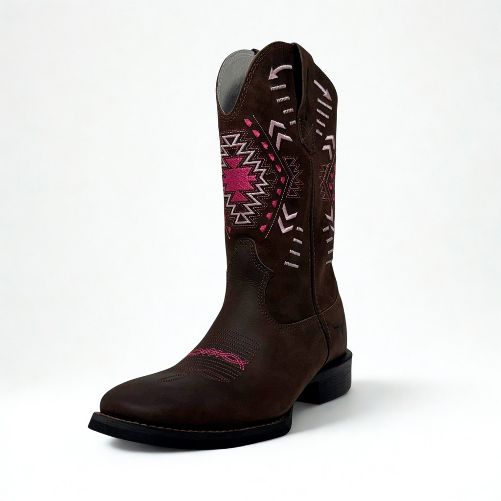 Bota Western Feminina Texana Oklahoma Texas Rodeo