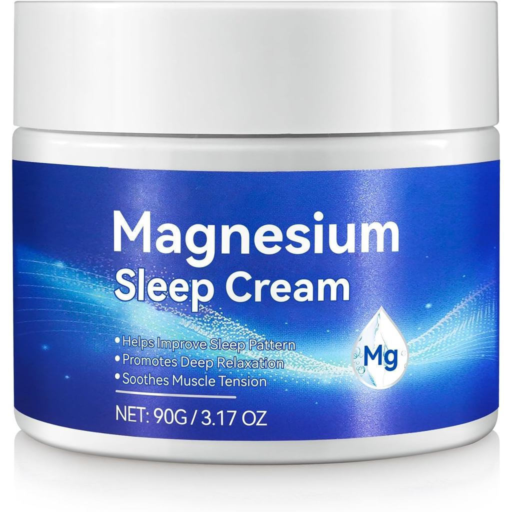 Óleo de magnésio para os pés, um creme tópico de magnésio de altíssima concentração. Anúncio de Glutationa 66.