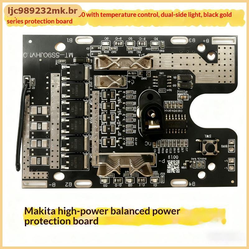 [MYBR] 1 Unidade De Acessórios DIY Para Placa De Proteção De Bateria 18650 21V 6MOS 4Alloy 130A De Alta Potência Com Luz