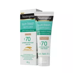 Protetor Facial Neutrogena Pele Morena FPS 70|40g