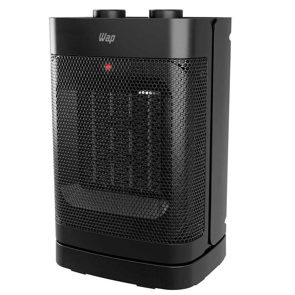 Aquecedor Elétrico Wap Portátil Air Heat Ceramic Preto